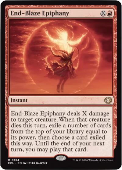 End-Blaze Epiphany (Lorwyn Eclipsed) Near Mint