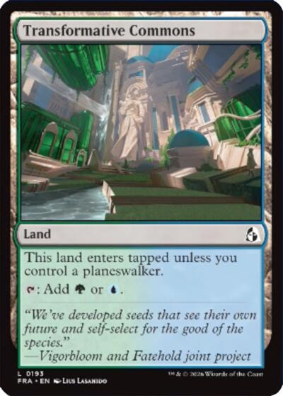 Transformative Commons (Reality Fracture) Near Mint Foil