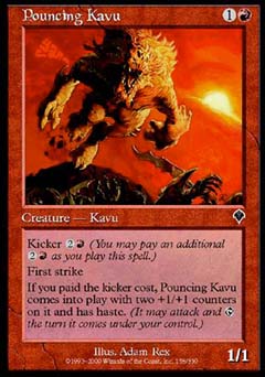 Pouncing Kavu (Invasion) Light Play