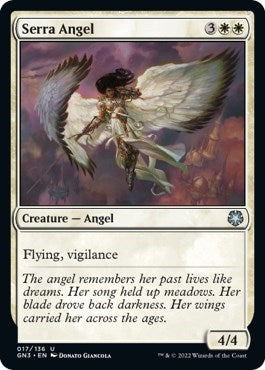 Serra Angel (Magic Game Night: Free-For-All) Heavy Play