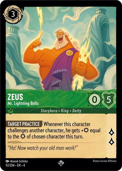 Zeus - Mr. Lightning Bolts (Ursula's Return) Near Mint