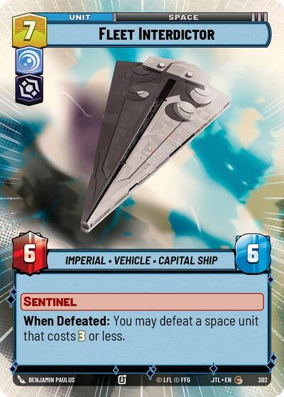 Fleet Interdictor (Hyperspace) (Jump to Lightspeed) Near Mint