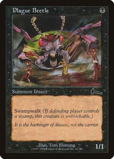 Plague Beetle (Urza's Legacy) Light Play