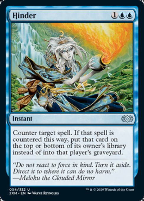 Hinder (Double Masters) Medium Play Foil