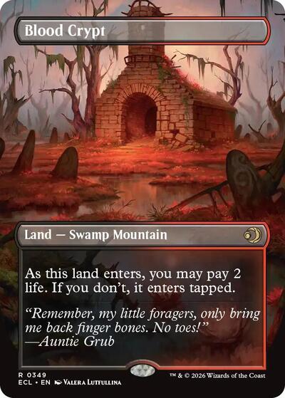 Blood Crypt (Borderless) (Lorwyn Eclipsed) Near Mint
