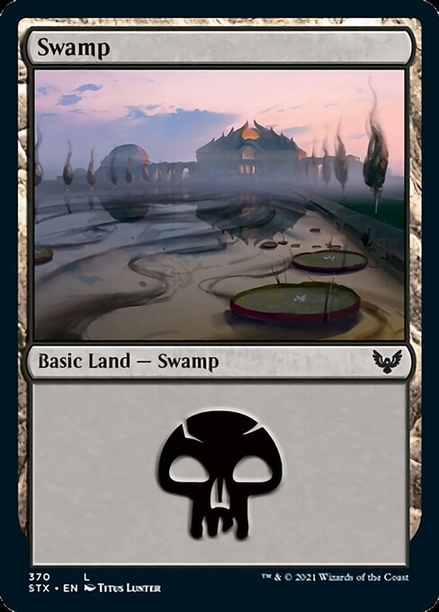 Swamp (370) (Strixhaven) Near Mint Foil