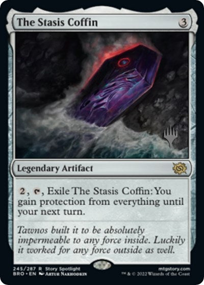 The Stasis Coffin (Promo Pack: The Brothers War) Near Mint Foil