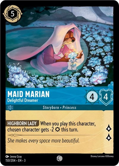 Maid Marian - Delightful Dreamer (Into the Inklands) Near Mint Cold Foil