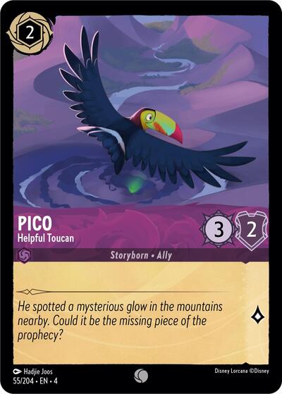 Pico - Helpful Toucan (Ursula's Return) Near Mint Cold Foil