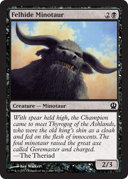 Felhide Minotaur (Theros) Medium Play Foil