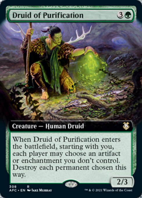 Druid of Purification  Extended Art|0|0|0.00