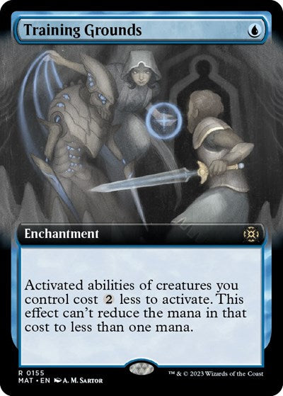 Training Grounds (Extended Art) (March of the Machine: The Aftermath) Light Play Foil