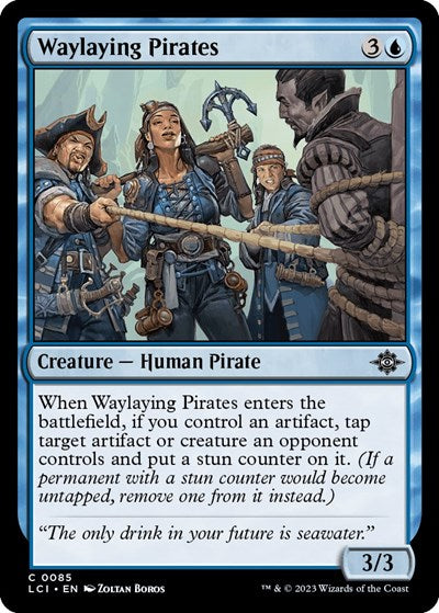 Waylaying Pirates (The Lost Caverns of Ixalan) Light Play