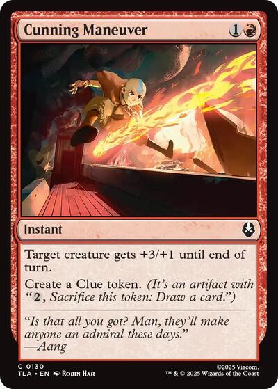 Cunning Maneuver (Avatar: The Last Airbender) Light Play Foil