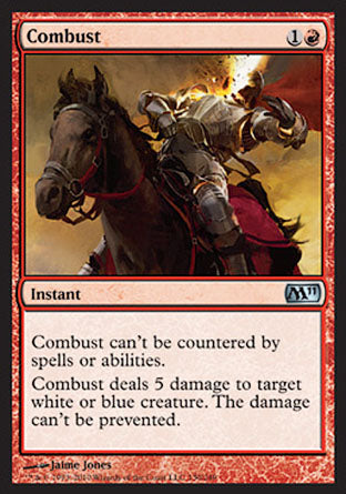 Combust (Magic 2011 Core Set) Light Play