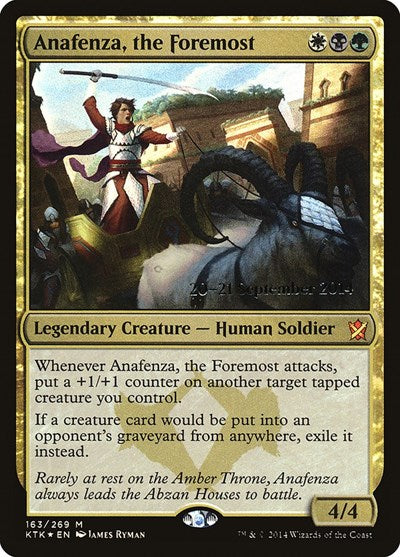 Anafenza, the Foremost (Promos: Prerelease Cards) Medium Play Foil