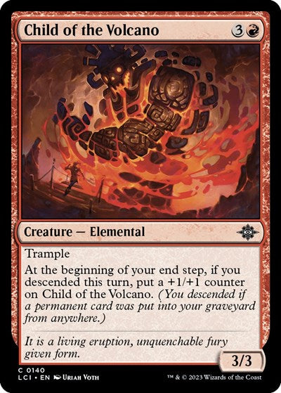 Child of the Volcano (The Lost Caverns of Ixalan) Light Play Foil