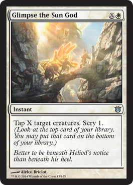 Glimpse the Sun God (Born of the Gods) Near Mint Foil