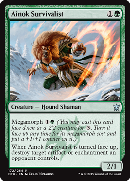 Ainok Survivalist (Dragons of Tarkir) Damaged / Poor