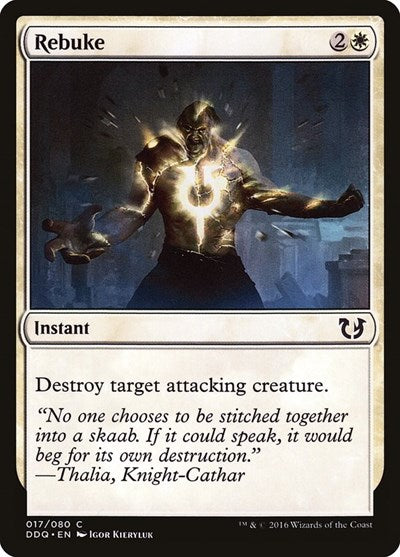 Rebuke (Duel Decks: Blessed vs Cursed) Medium Play