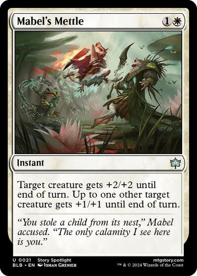 Mabel s Mettle|18|0|0.00