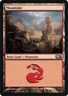 Mountain (242) (Magic 2012 Core Set) Light Play