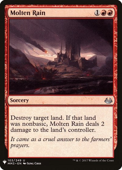 Molten Rain (Mystery Booster) Light Play