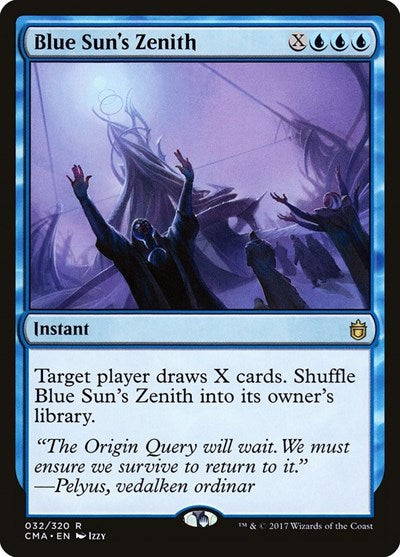 Blue Sun's Zenith (Commander Anthology) Medium Play