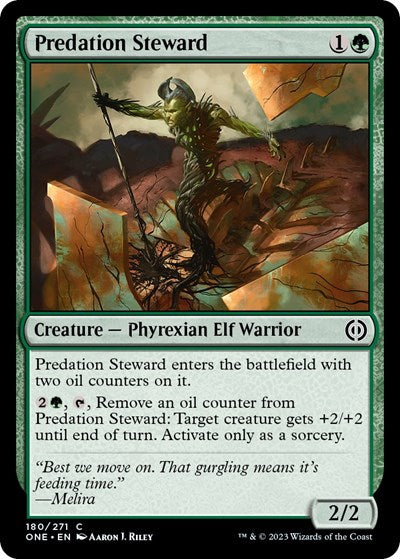 Predation Steward (Phyrexia: All Will Be One) Light Play Foil