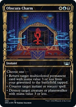 Obscura Charm (Gilded Foil) (Streets of New Capenna) Near Mint Foil