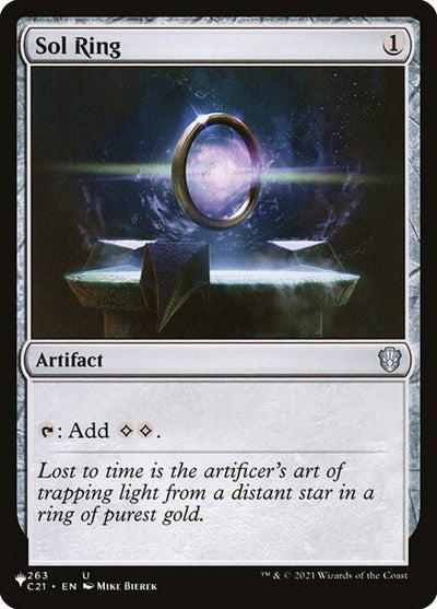 Sol Ring (C21) (Secret Lair Commander: Heads I Win, Tails You Lose) Near Mint