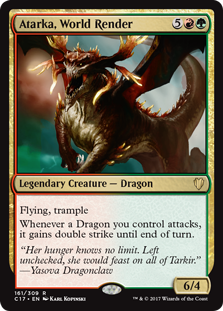 Atarka, World Render (Commander 2017) Heavy Play