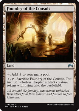 Foundry of the Consuls (Magic Origins) Light Play Foil