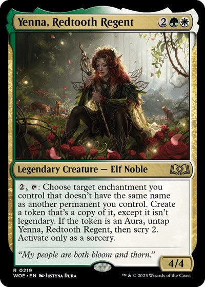 Yenna, Redtooth Regent (Wilds of Eldraine) Near Mint