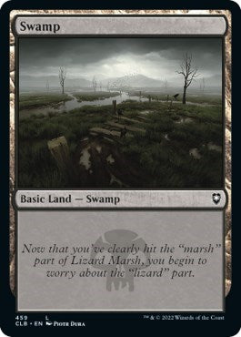 Swamp (459) (Commander Legends: Battle for Baldur's Gate) Near Mint Foil