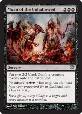 Moan of the Unhallowed (Innistrad) Light Play Foil