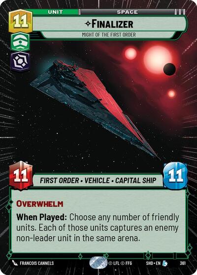 Finalizer Might of the First Order (Hyperspace) (Shadows of the Galaxy) Near Mint Foil