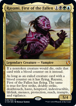 Rayami, First of the Fallen (Commander 2019) Medium Play Foil