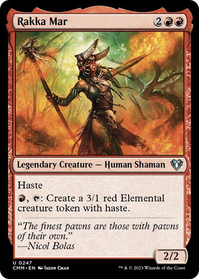Rakka Mar (Commander Masters) Light Play Foil