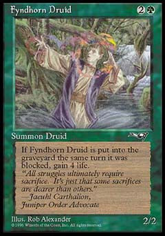 Fyndhorn Druid (1) (Alliances) Light Play