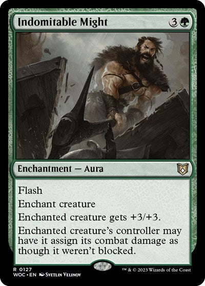 Indomitable Might (Commander: Wilds of Eldraine) Near Mint