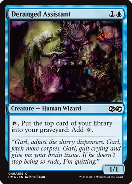 Deranged Assistant (Ultimate Masters) Light Play Foil