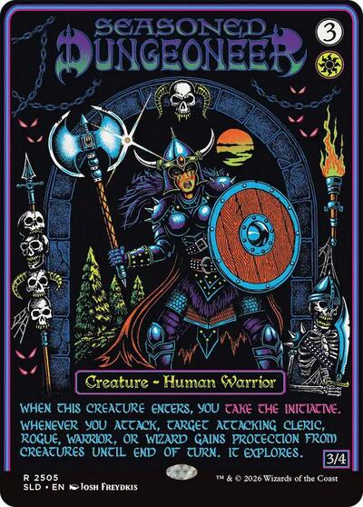 Seasoned Dungeoneer (2505) (Secret Lair) Near Mint Foil