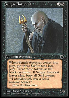 Sengir Autocrat (Homelands) Medium Play