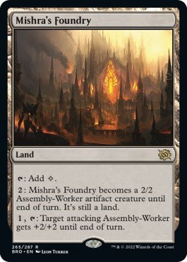 Mishra's Foundry (The Brothers' War) Medium Play