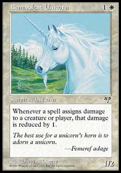 Benevolent Unicorn (Mirage) Medium Play