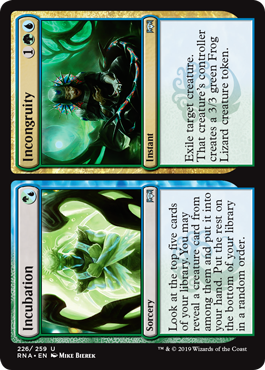 Incubation Incongruity (Ravnica Allegiance) Medium Play Foil