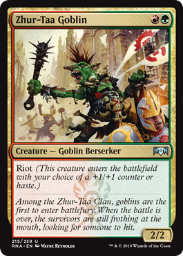 Zhur-Taa Goblin (Ravnica Allegiance) Light Play