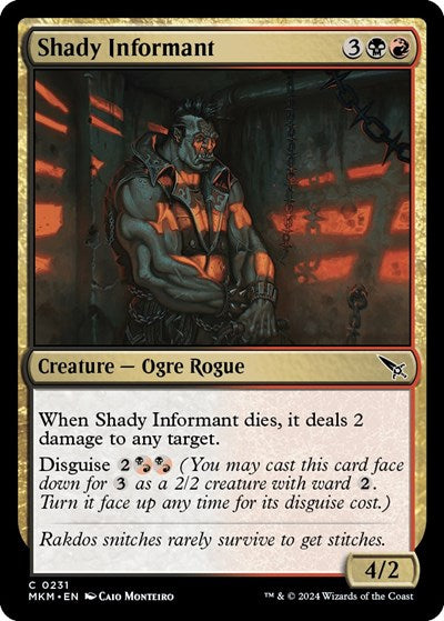 Shady Informant (Murders at Karlov Manor) Medium Play