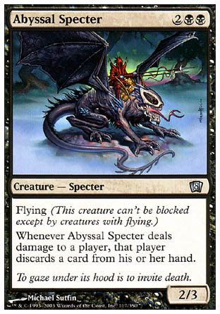 Abyssal Specter (8th Edition) Medium Play